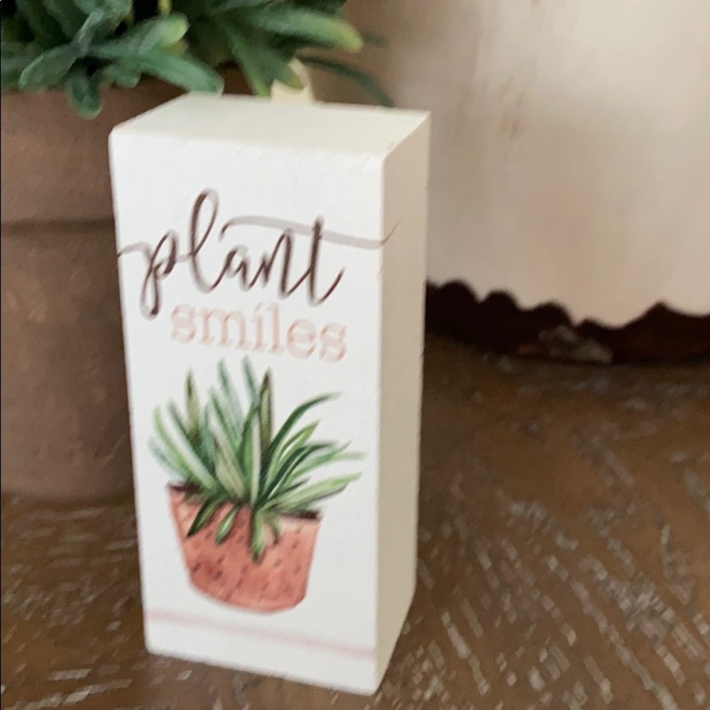 Last 1❗️Modern Farmhouse Rustic Wood Plant Sign - Picture 3 of 3